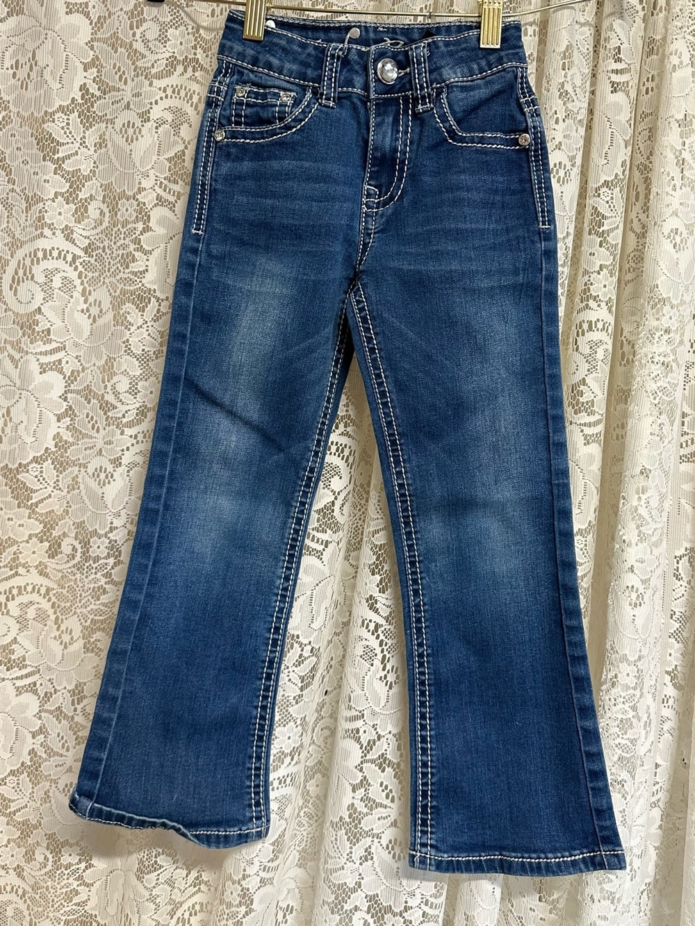 Kids' Dark Blue Flared Jeans